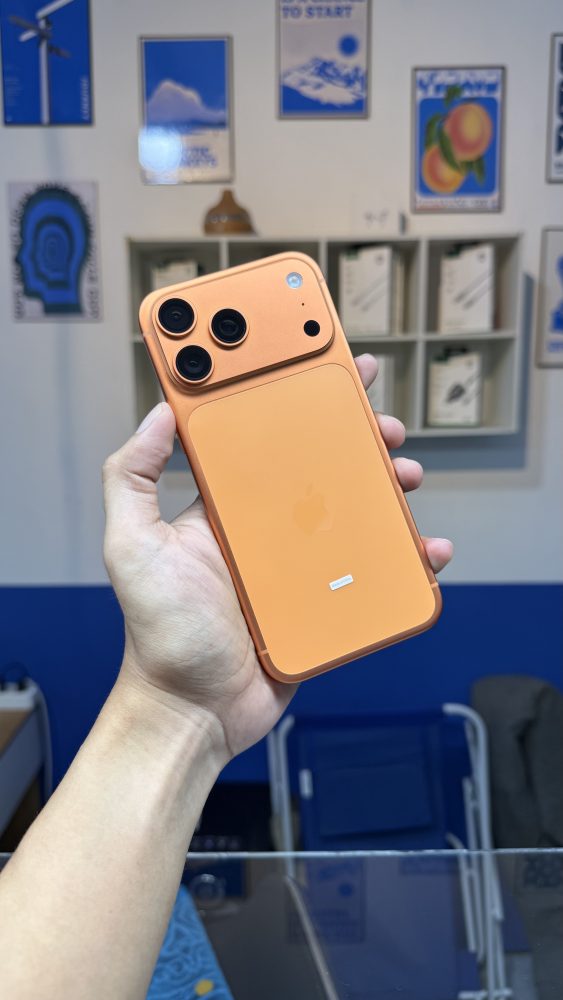 Iphone 17promax 256gb second resmi Cosmic orange